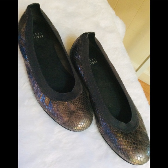 SW Lastikon Mermaid Ballet Flats Snakeskin US 5.5-6 - Picture 3 of 5